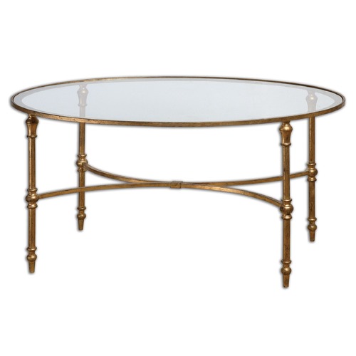 Vitya Glass Coffee Table by Uttermost Lighting