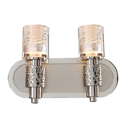 Ashington Bathroom Light in Satin Nickel by Kalco Lighting