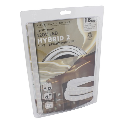 American Lighting Hybrid 2 LED Rope 18-Foot Kit 5000K by American Lighting H2-KIT-18-WH