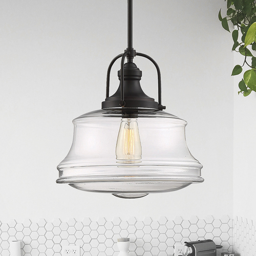 Garvey English Bronze Pendant by Savoy House