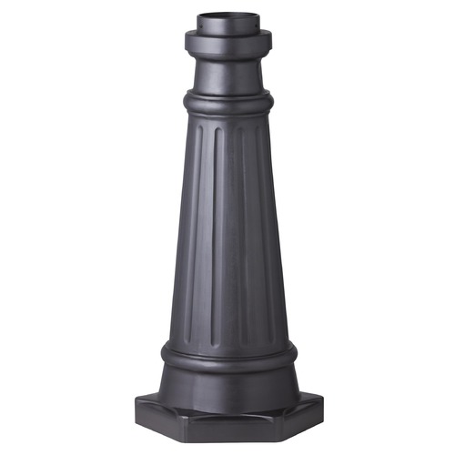 Generation Lighting Decorative Slip-On Outdoor Post Base in Antique Bronze Finish POSTBASE-ANBZ