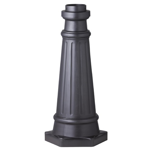 Decorative Slip-On Outdoor Post Base in Antique Bronze Finish