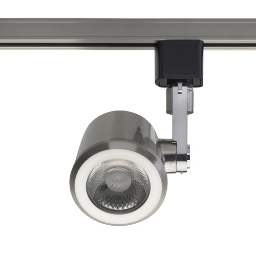 Brushed Nickel LED Track Light H-Track 3000K by Nuvo Lighting