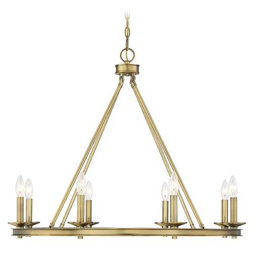Middleton Warm Brass Chandelier by Savoy House