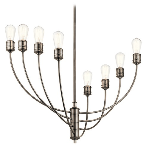 Kichler Lighting Hatton 30.25-Inch Classic Pewter Chandelier by Kichler Lighting 52255CLP