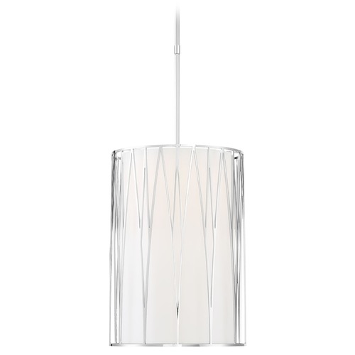 Regal Terrace Polished Nickel LED Pendant by Minka Lavery