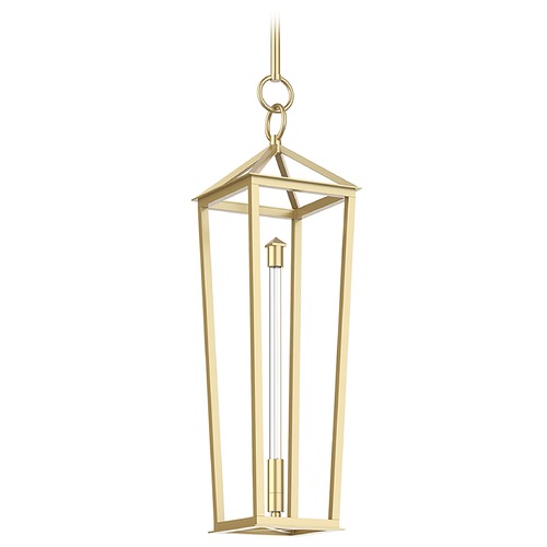 Alora Lighting Delphine 22.63-Inch Natural Brass LED Pendant by Alora Lighting PD317120NB