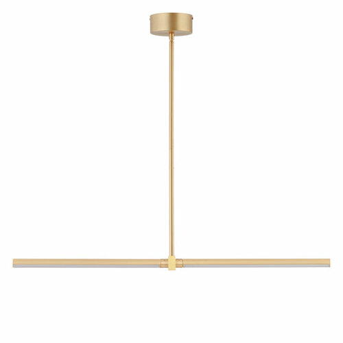 Dorian 34.75-Inch LED Linear Pendant in Gold by ET2 Lighting