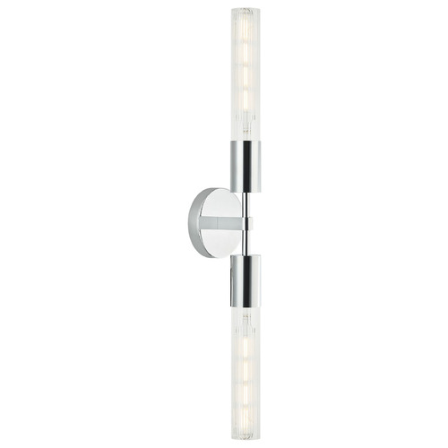 Matteo Lighting Lumiere Chrome Vertical Bathroom Light