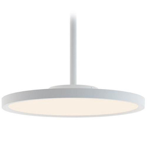 Afx Lighting Edge Round Large White LED Pendant Light