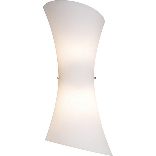 Conico 2-Light Wall Sconce in Satin Nickel by ET2 Lighting