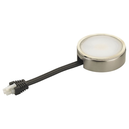 Recesso Lighting by Dolan Designs 120 Volt Satin Nickel LED Puck Light Recessed / Surface Mount 2700K 260 Lumens UCPR1-2700-SN