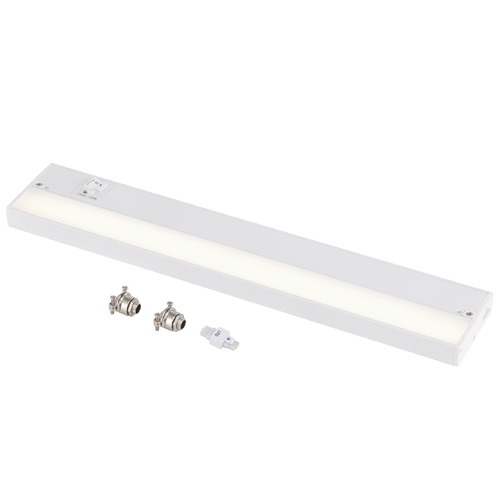 Recesso Lighting by Dolan Designs Recesso 20-Inch 2700K/3000K LED Under Cabinet Light in White UCL20-27/30-WH