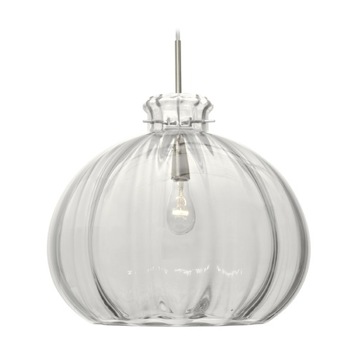 Besa Lighting Besa Lighting Pinta Satin Nickel Pendant Light 1JT-464588-SN