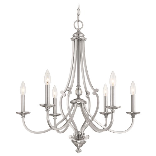 Savannah Row Brushed Nickel Chandelier by Minka Lavery