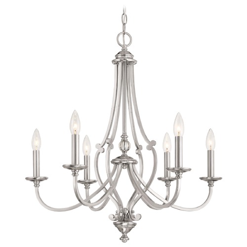 Minka Lavery Savannah Row Brushed Nickel Chandelier by Minka Lavery 3336-84