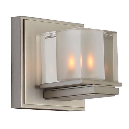 Kalco Lighting Naples Satin Nickel Sconce by Kalco Lighting 306431SN