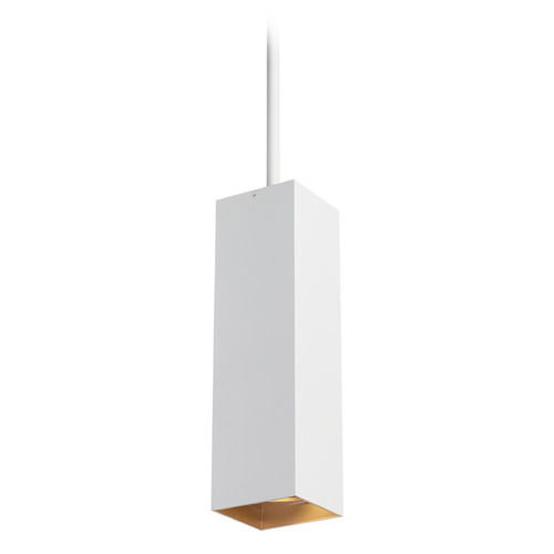 Exo 18 LED 24-Inch 30-Deg 3000K Pendant in White & Gold by Visual Comfort Modern