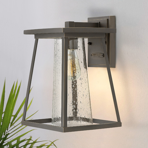 Burke 14-Inch Outdoor Wall Light in Oil Rubbed Bronze by Hinkley Lighting