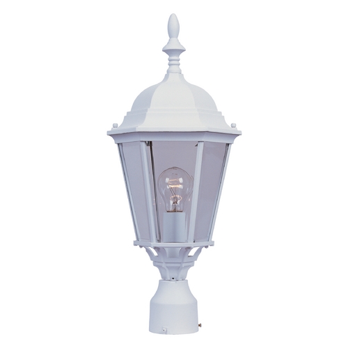Westlake White Post Light by Maxim Lighting