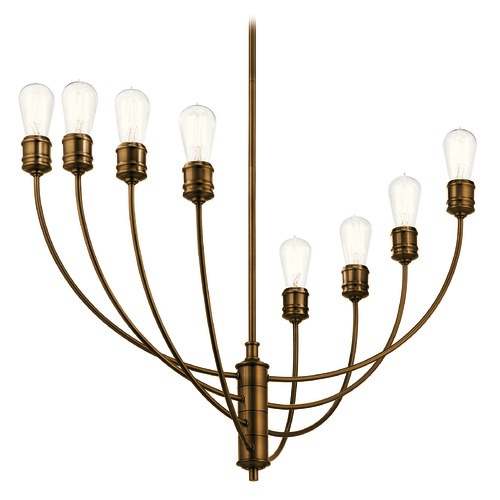 Kichler Lighting Hatton 30.25-Inch Satin Bronze Chandelier by Kichler Lighting 52255SB