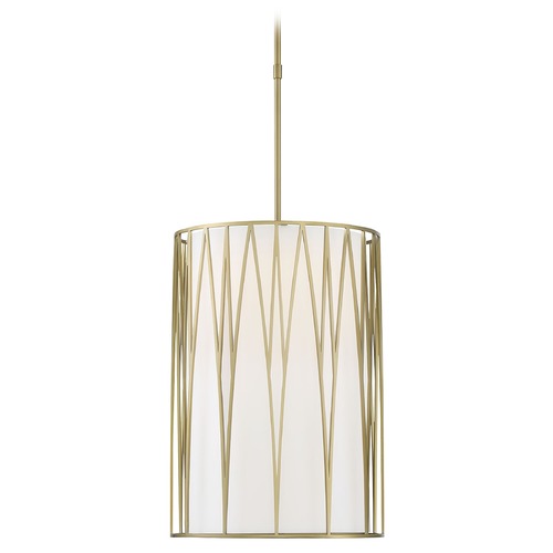 Regal Terrace Soft Brass LED Pendant by Minka Lavery