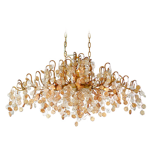 Eurofase Lighting Campobasso Oval Chandelier in Antique Gold by Eurofase Lighting 29061-013