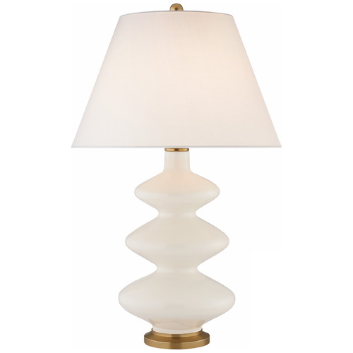 Visual Comfort Signature Collection Christopher Spitzmiller Smith Lamp in Ivory by VC Signature CS3631IVOL