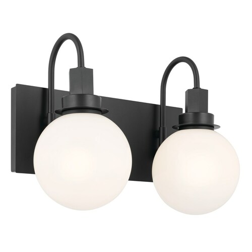 Kichler Lighting Hex Black Bathroom Light by Kichler Lighting 55150BK