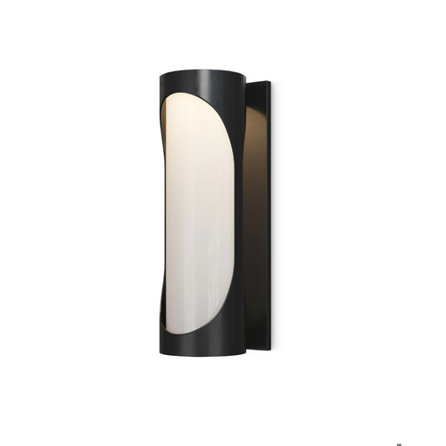 Swale Large LED Outdoor Wall Light in Black by Currey & Company