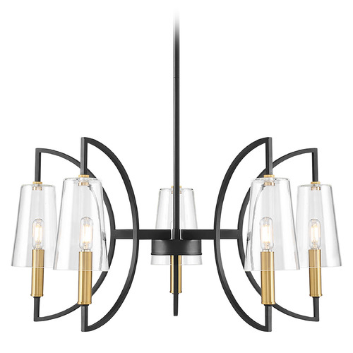 Savoy House Lighting Hanley Matte Black Chandelier