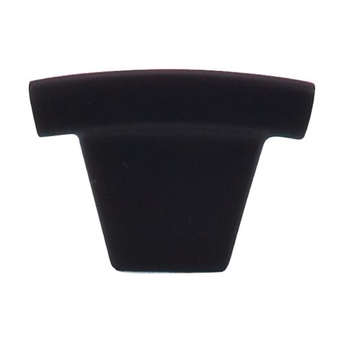 Modern Cabinet Knob in Flat Black Finish