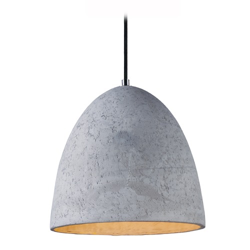 Maxim Lighting Crete Polished Chrome LED Pendant by Maxim Lighting 12397GYPC