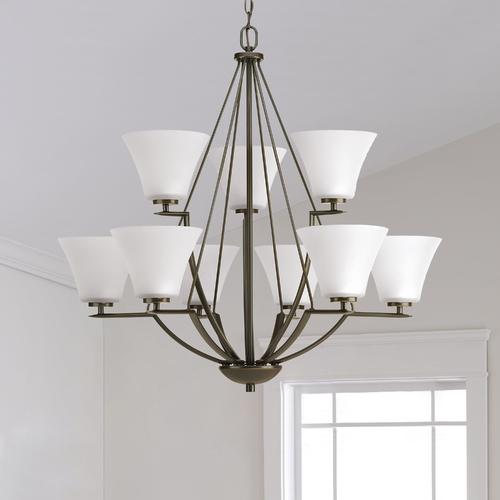 Progress Lighting Bravo Antique Bronze Chandelier by Progress Lighting P4625-20W