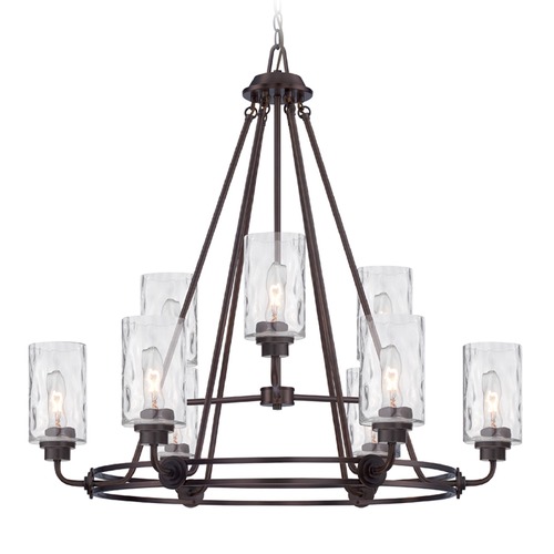 Designers Fountain Gramercy Park Old English Bronze Chandelier