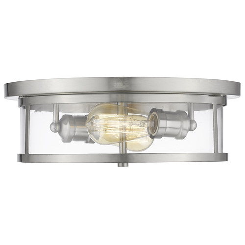 Savannah Brushed Nickel Flush Mount by Z-Lite