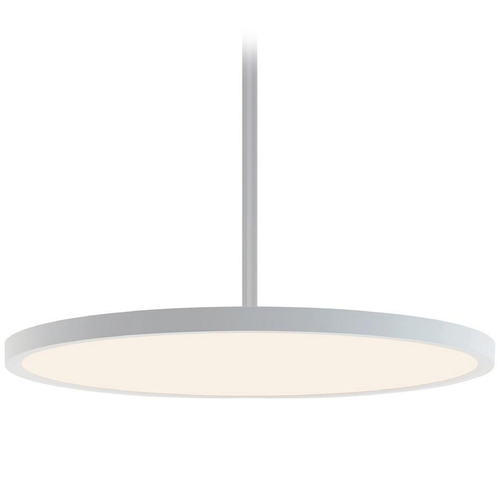 AFX Lighting Afx Lighting Edge Round Large White LED Pendant Light EGRP24LAJD1WH