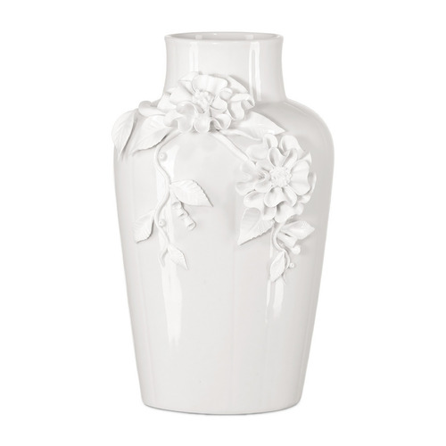 Currey and Company Flower White Vase