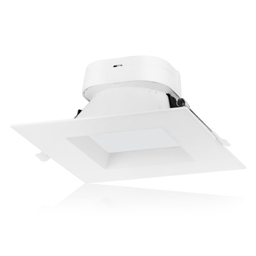 9W LED Direct Wire Downlight 6-Inch 2700K 120V Dimmable Square by Satco Lighting