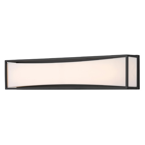 Baden Matte Black LED Vertical Bathroom Light by Z-Lite