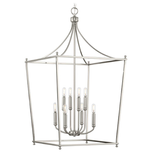Progress Lighting Progress Lighting Parkhurst 1-Light Brushed Nickel Pendant P500371-009