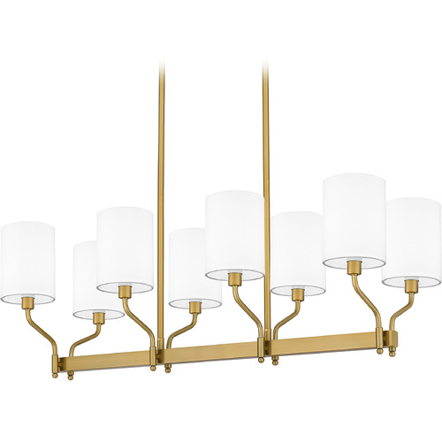 Quoizel Lighting Parkington 34.50-Inch Linear Light in Aged Brass by Quoizel Lighting PKN834AB