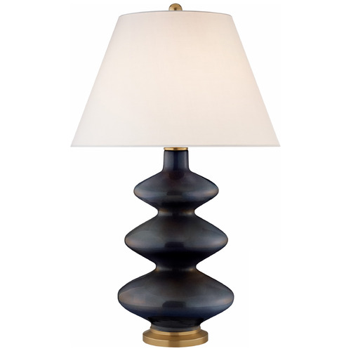 Christopher Spitzmiller Smith Lamp in Mixed Blue Brown by VC Signature