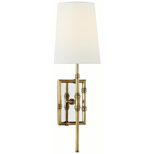 Visual Comfort Signature Collection Visual Comfort Signature Collection Studio Vc Grenol Hand-Rubbed Antique Brass Sconce S2177HAB-L