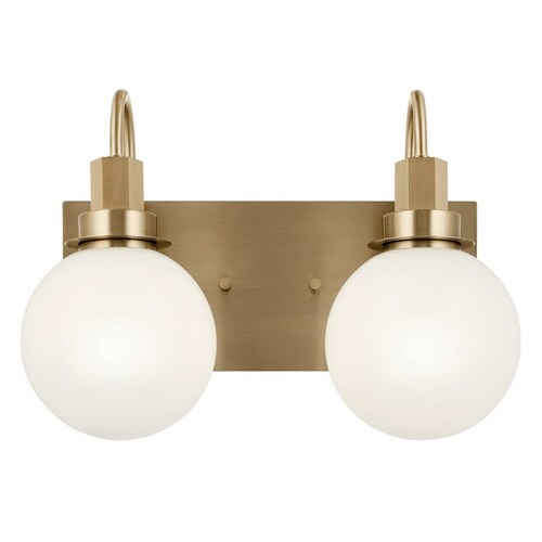 Kichler Lighting Hex Champagne Bronze Bathroom Light by Kichler Lighting 55150CPZ