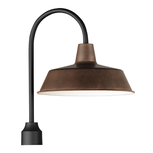 Pier M Empire Bronze & Black Post Light by Maxim Lighting