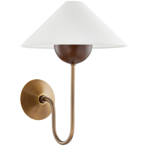 Troy Lighting Evan Patina Brass LED Sconce