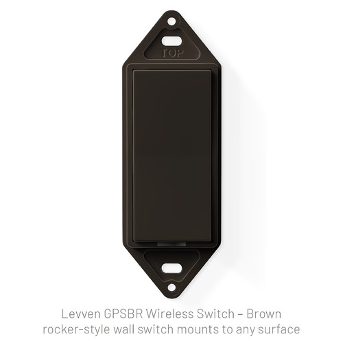 Levven Levven Wireless Light Switch (Brown) GPSBR