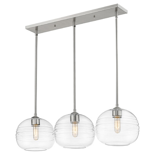 Z-Lite Harmony Brushed Nickel Multi-Light Pendant by Z-Lite 486P10-3L-BN