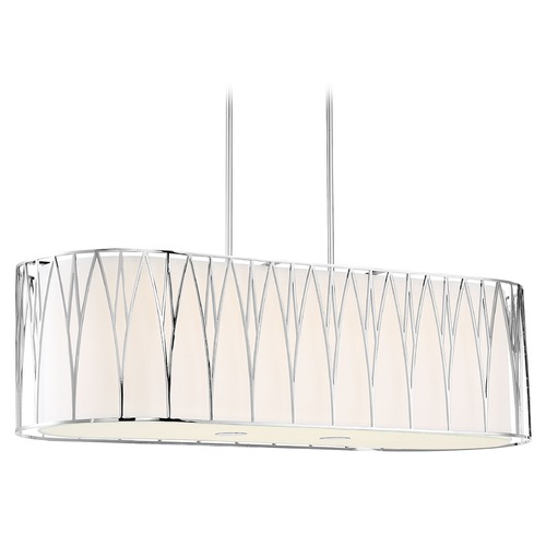 Minka Lavery Regal Terrace Polished Nickel LED Linear Chandelier by Minka Lavery 1087-613-L